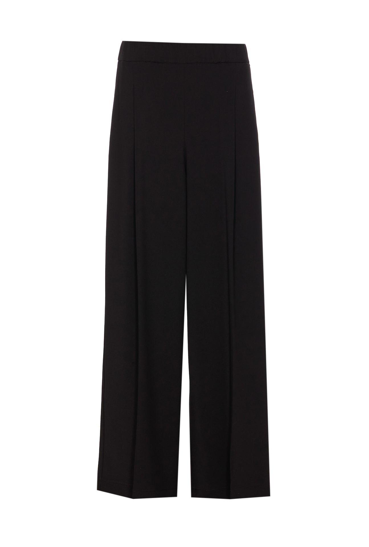 Patrizia Pepe Trousers Black Polyester Elastane