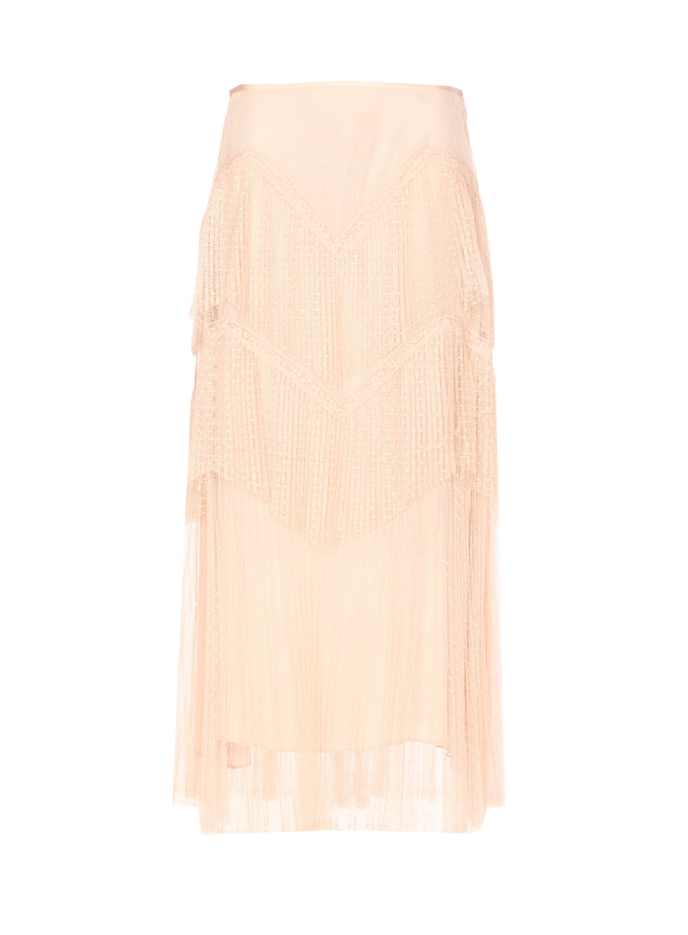 Twin-Set Skirts Pink Polyester Polyamide