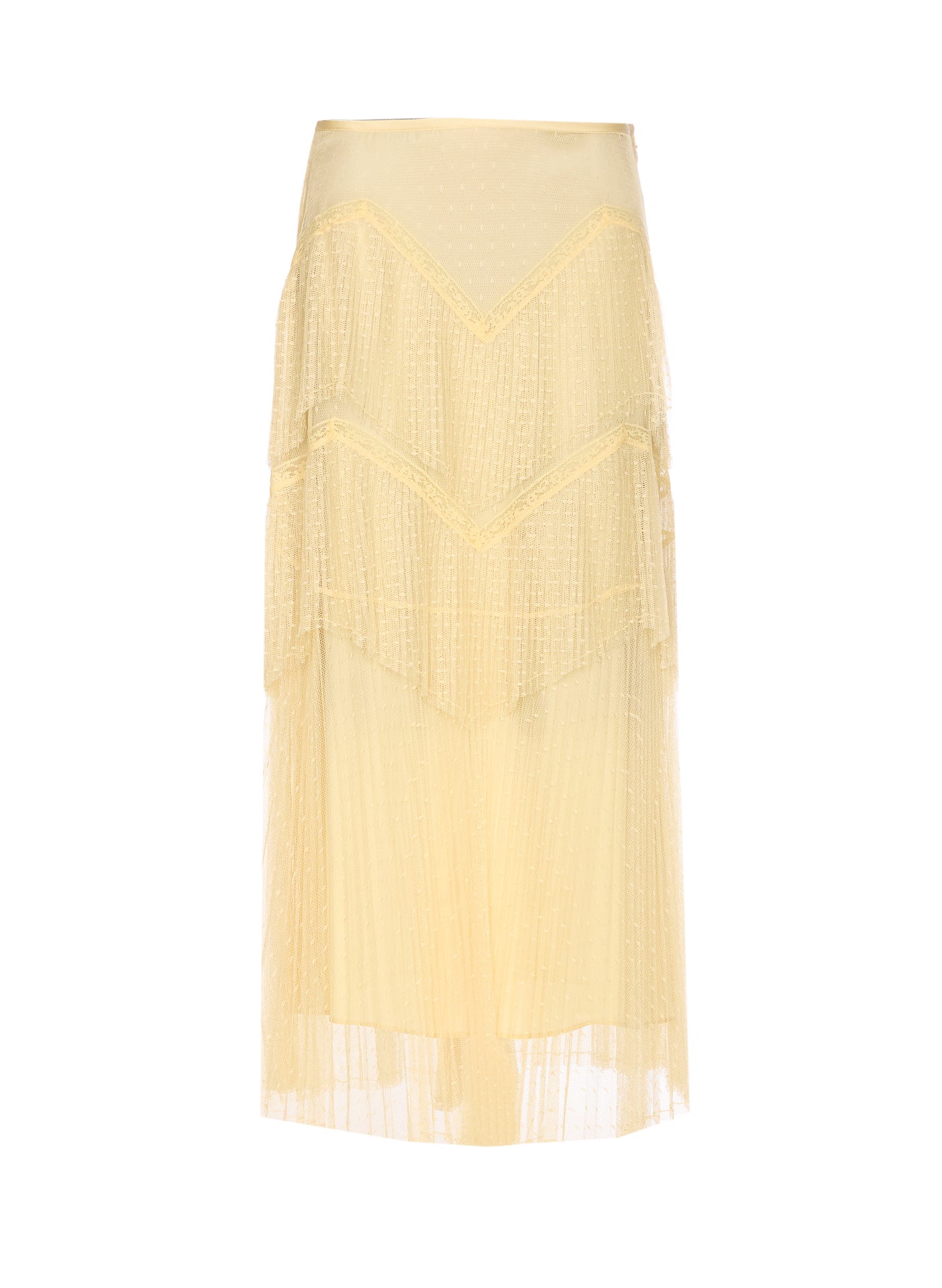 Twin-Set Skirts Yellow Polyester