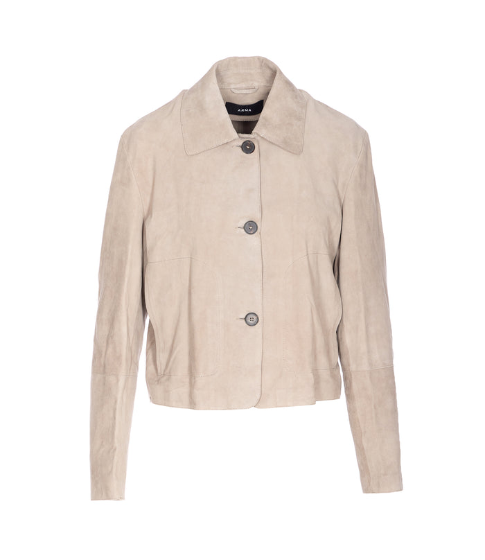 Arma Jackets Beige Genuine Leather