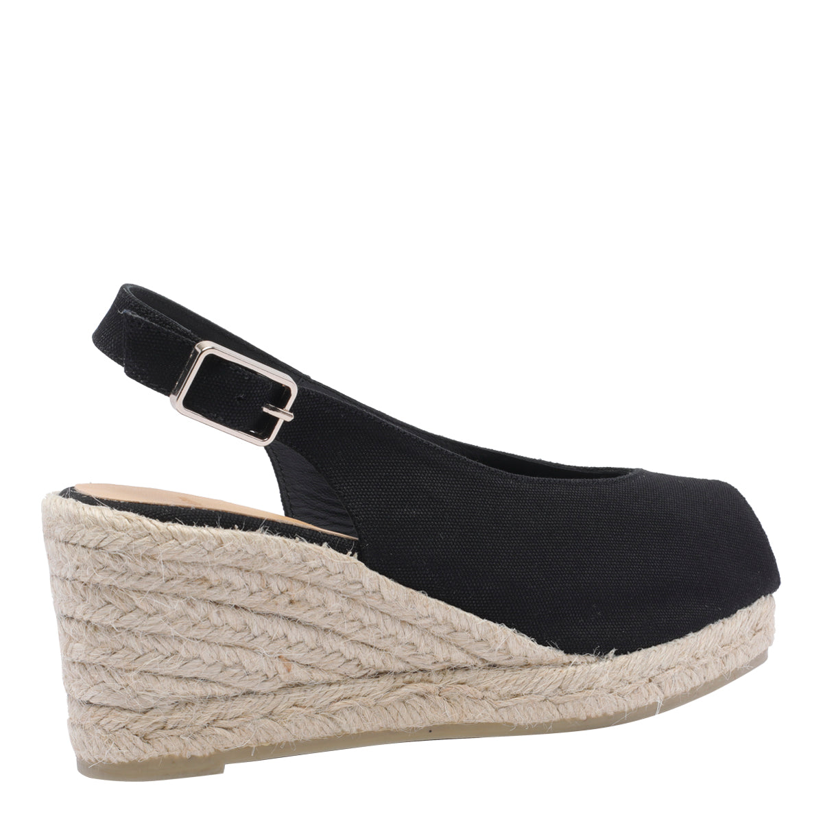 Castaner Sandals Black Fabric/rubber Sole