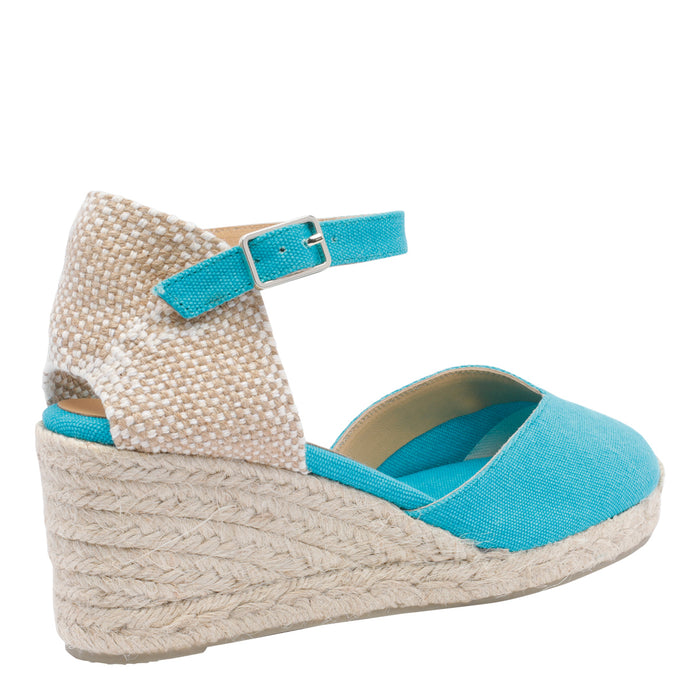 Castaner Sandals Blue Fabric/rubber Sole