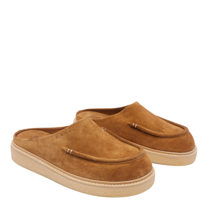 Marni Sandals Brown Calf Leather/rubber Sole