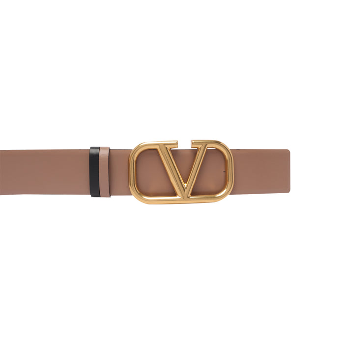 Valentino Garavani Belts Brown Calf Leather