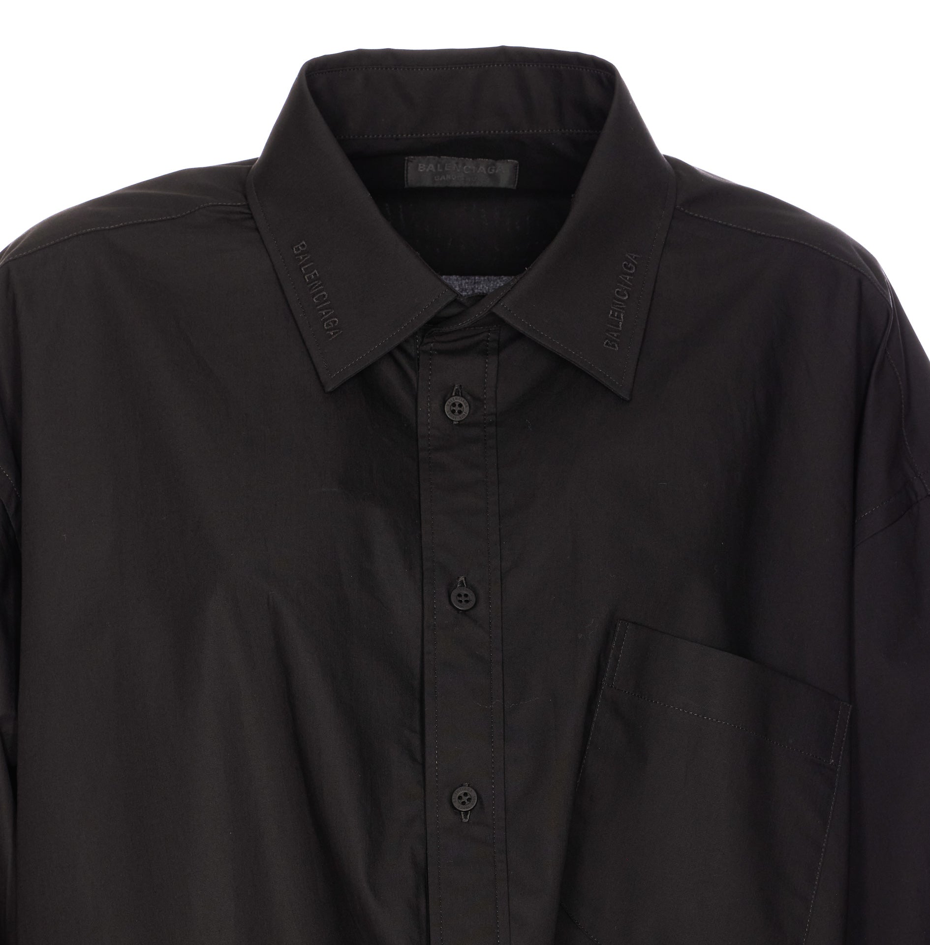 Balenciaga Shirts Black Polyester