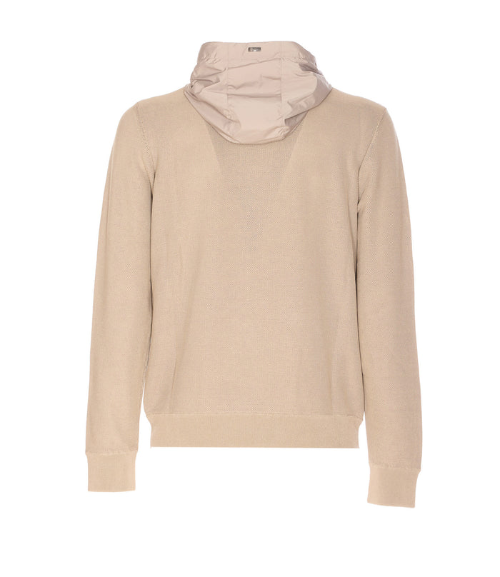 Herno Sweaters Beige Cotton