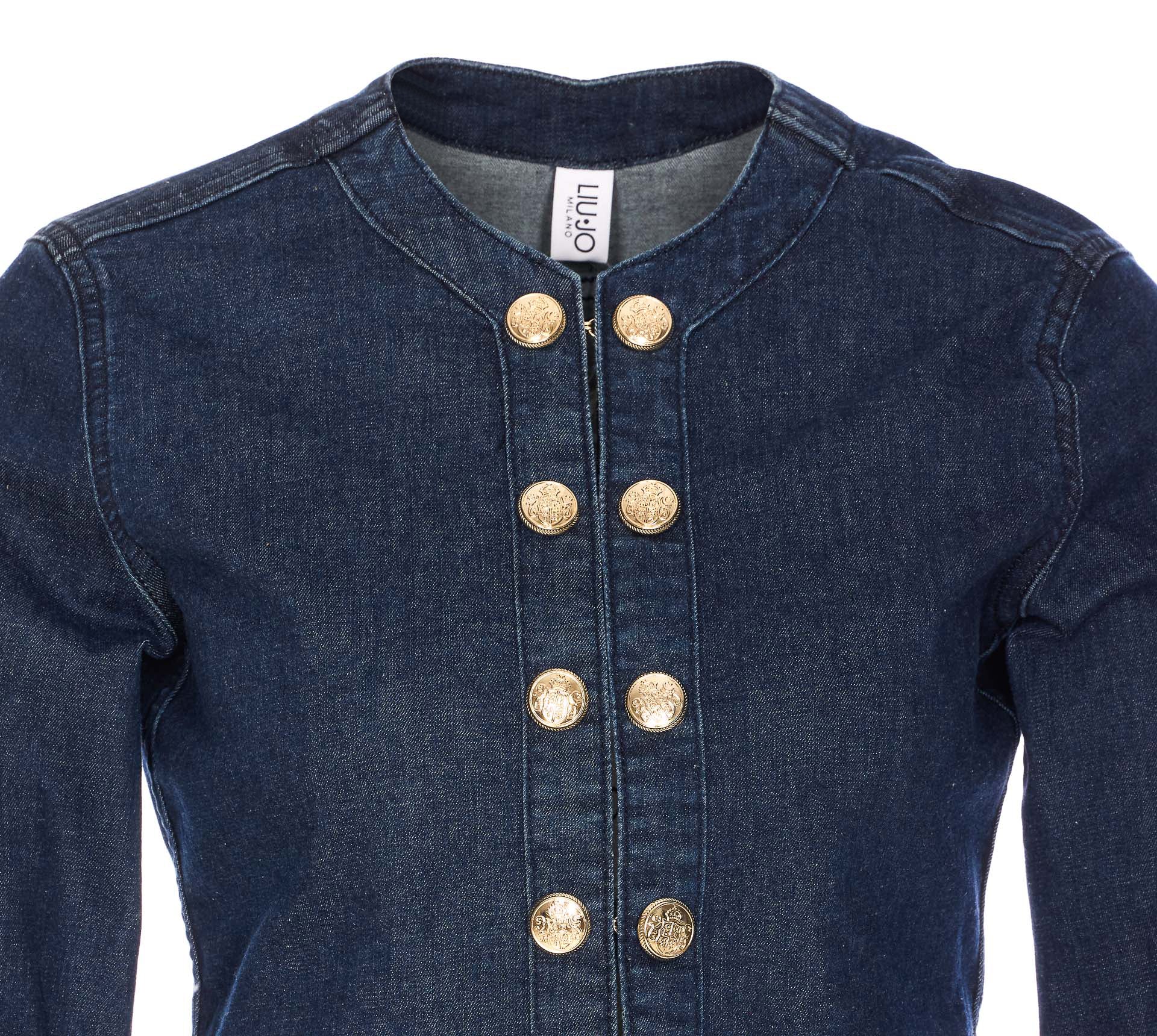 Liu Jo Jackets Blue Cotton