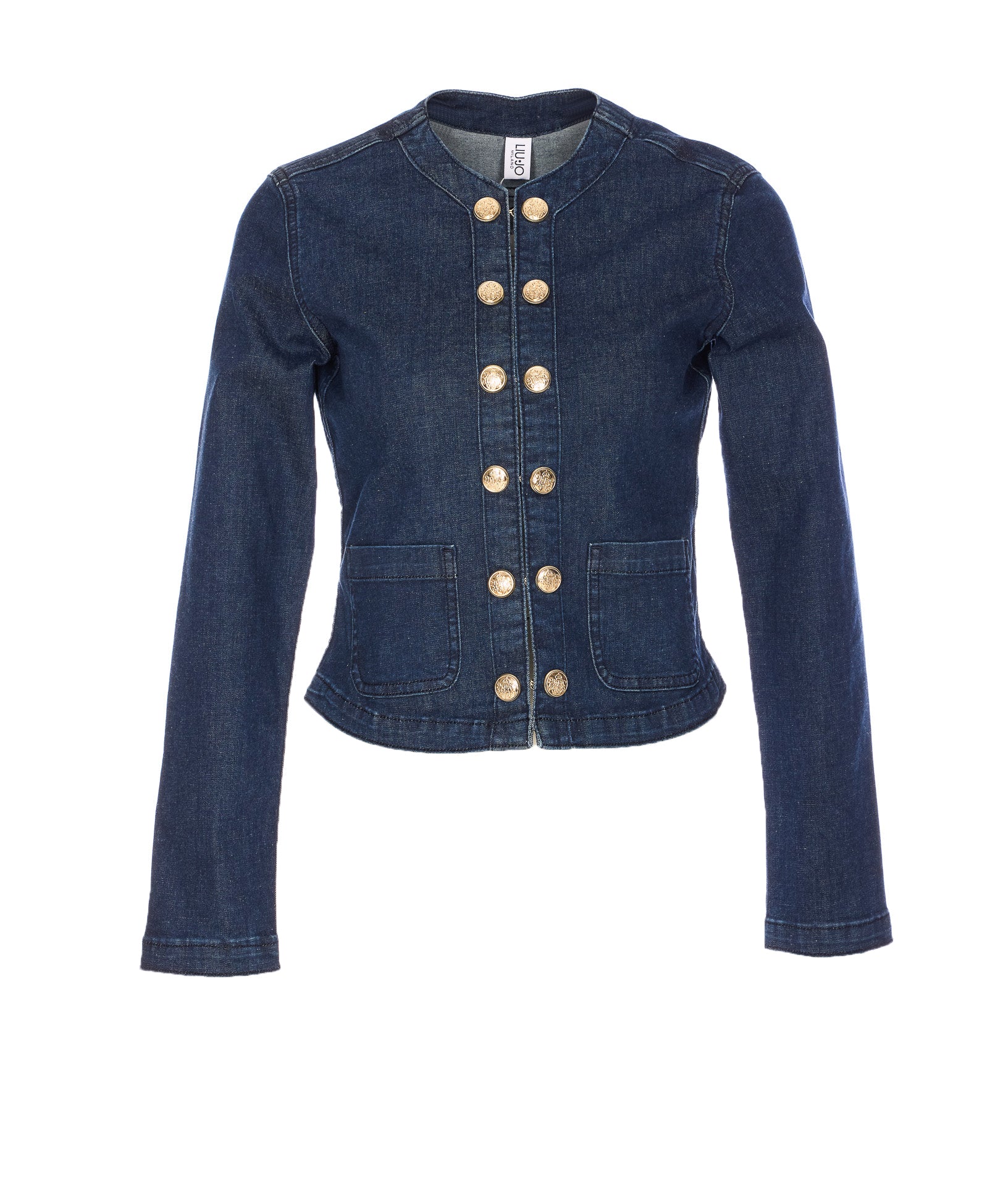 Liu Jo Jackets Blue Cotton