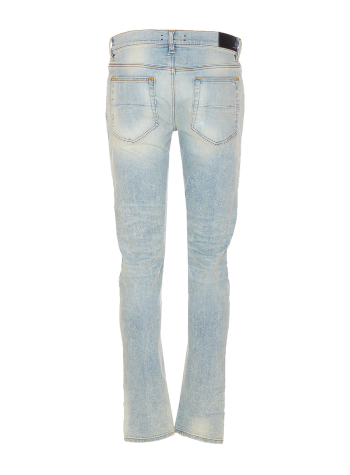 Amiri Jeans Blue Cotton