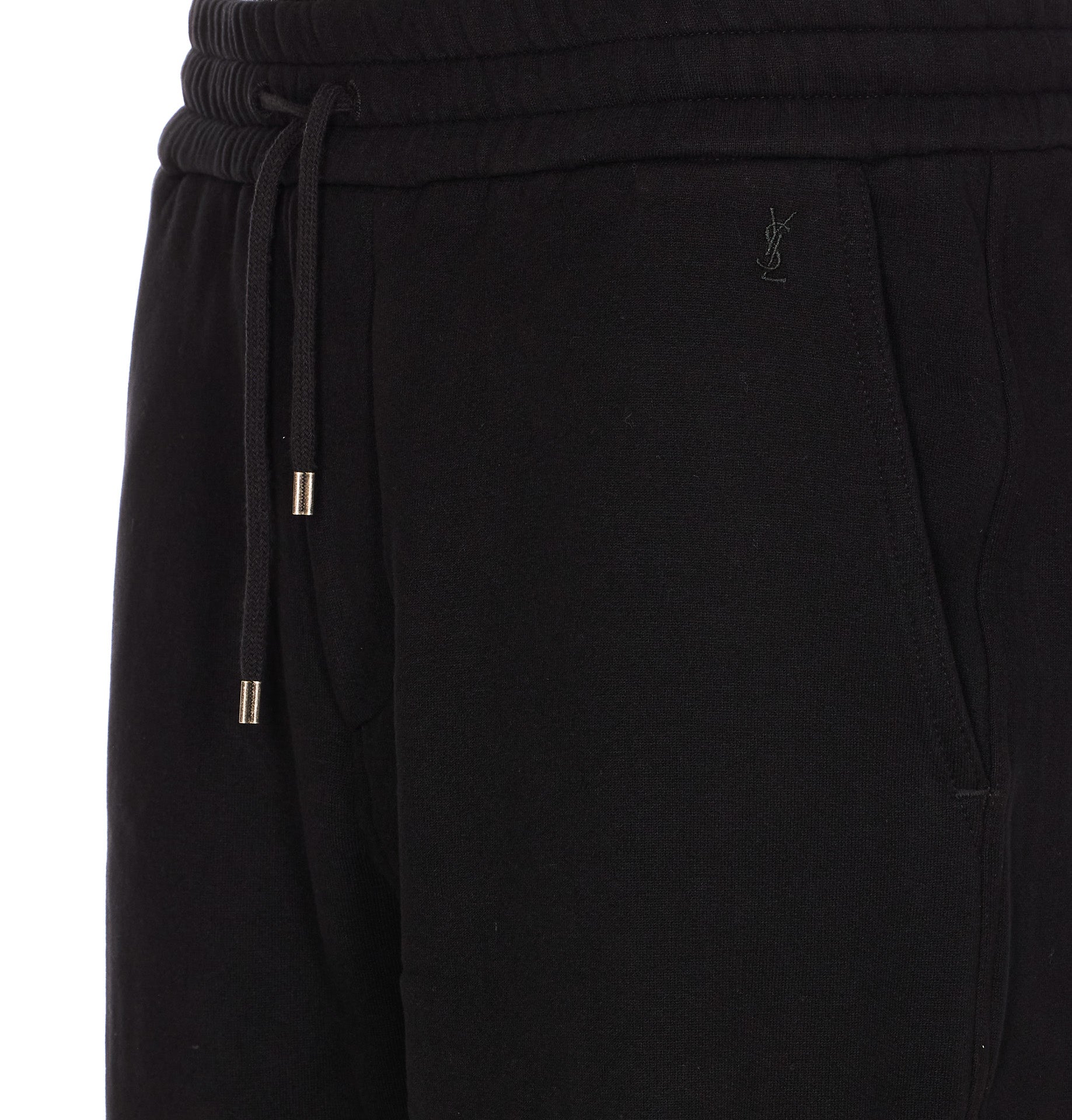 Saint Laurent Trousers Black Cotton