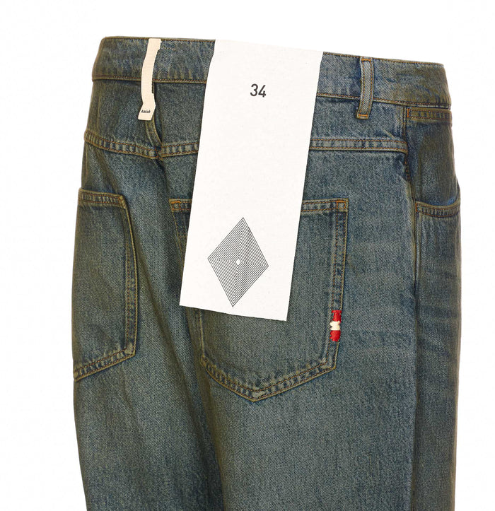 Amish Jeans Blue Cotton