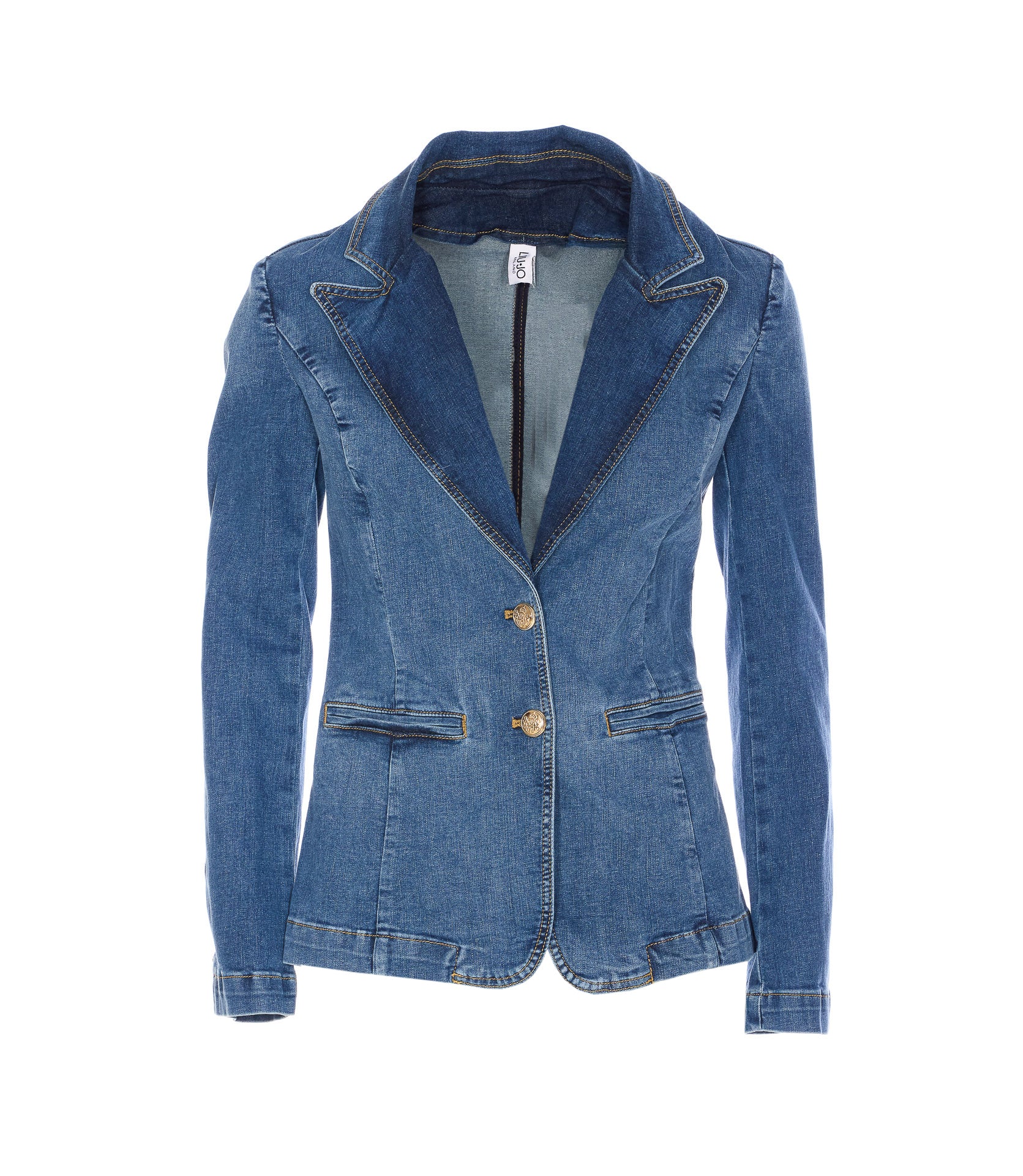 Liu Jo Jackets Blue Cotton