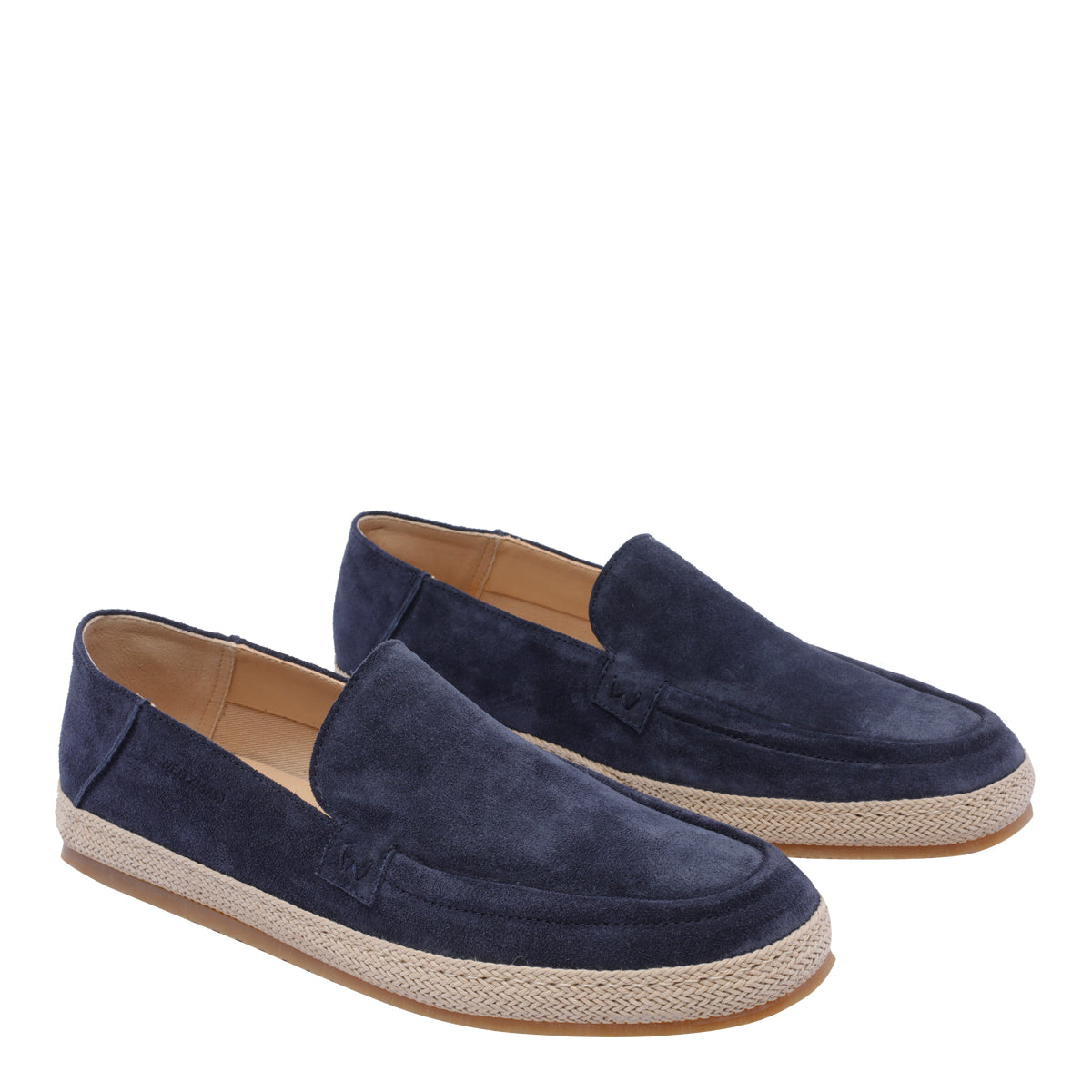 Stuart Weitzman Flat Shoes Blue Suede Leather/rubber Sole