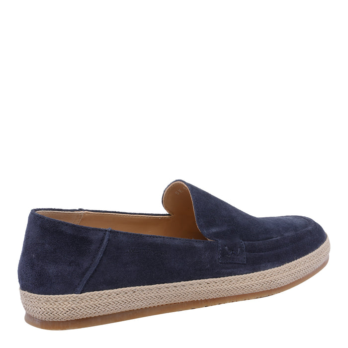 Stuart Weitzman Flat Shoes Blue Suede Leather/rubber Sole