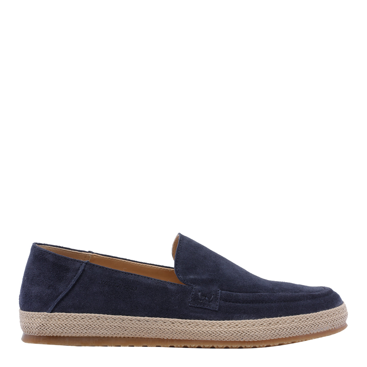 Stuart Weitzman Flat Shoes Blue Suede Leather/rubber Sole
