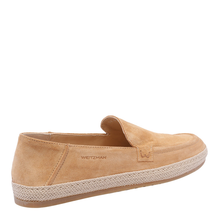 Stuart Weitzman Flat Shoes Beige Suede Leather/rubber Sole