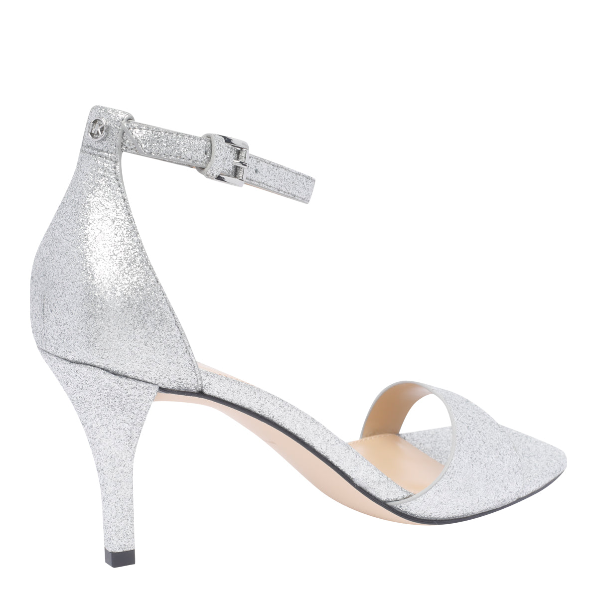 Michael Kors Sandals Silver Calf Leather/rubber Sole