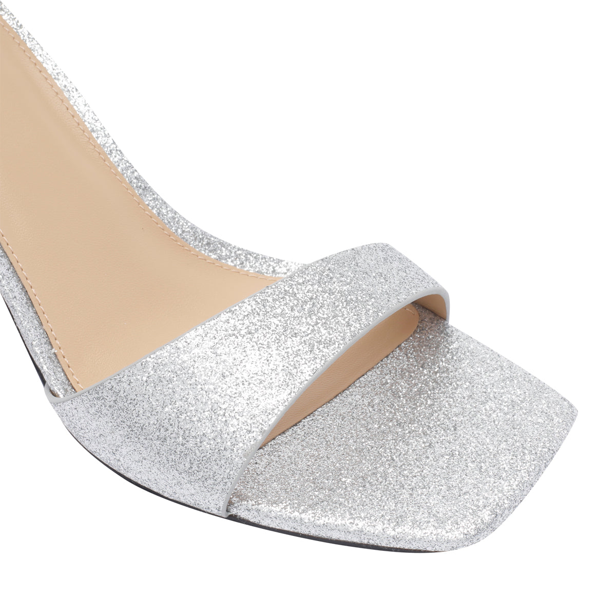 Michael Kors Sandals Silver Calf Leather/rubber Sole