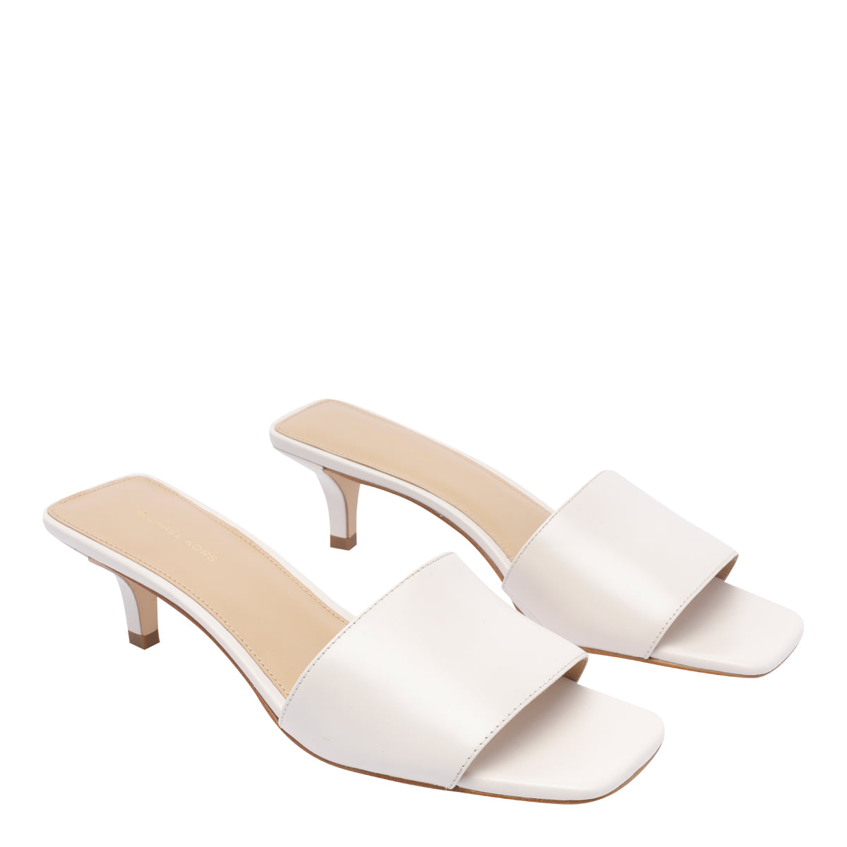 Michael Kors Sandals White Calf Leather/rubber Sole