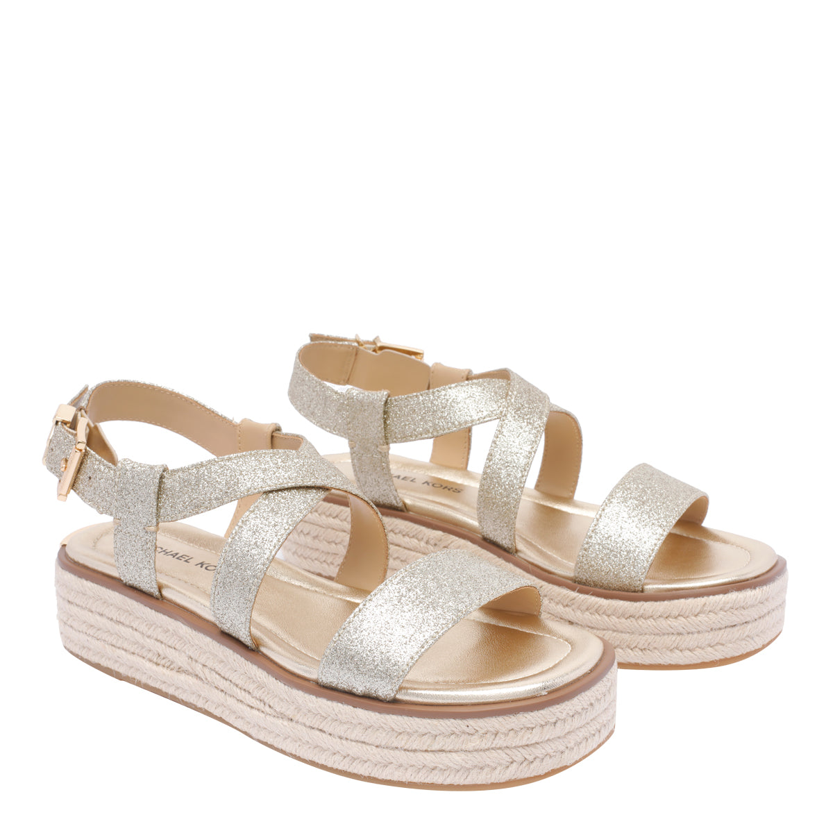 Michael Kors Sandals Golden Calf Leather/rubber Sole