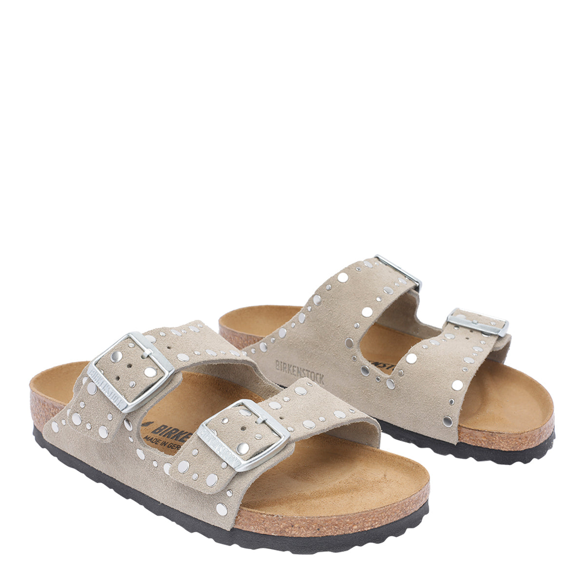 Birkenstock Sandals Beige Suede Leather/rubber Sole