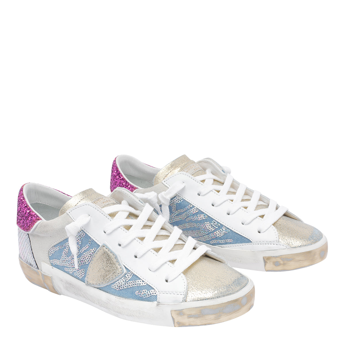 Philippe Model Sneakers Silver