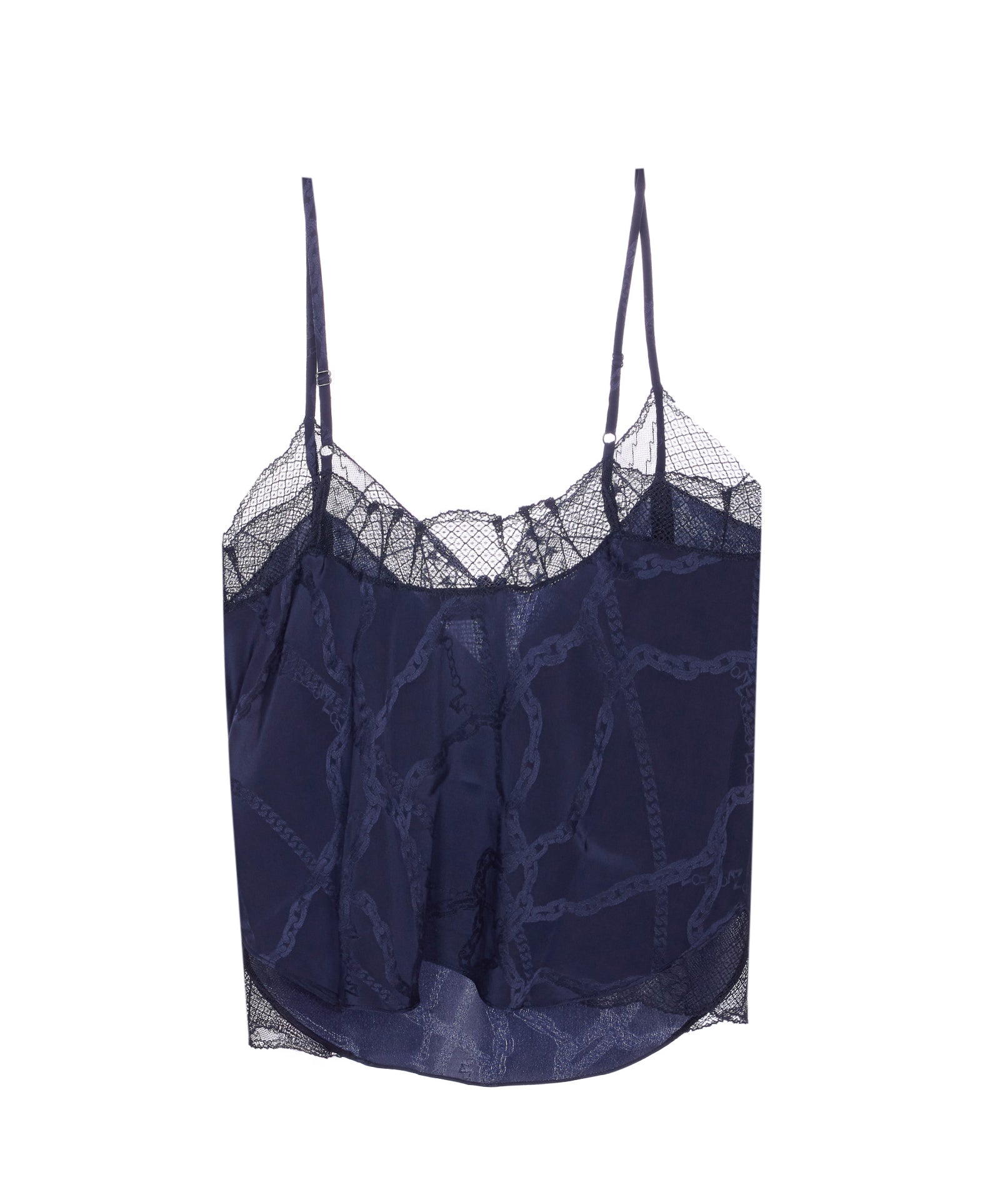 Zadig & Voltaire Top Blue Silk