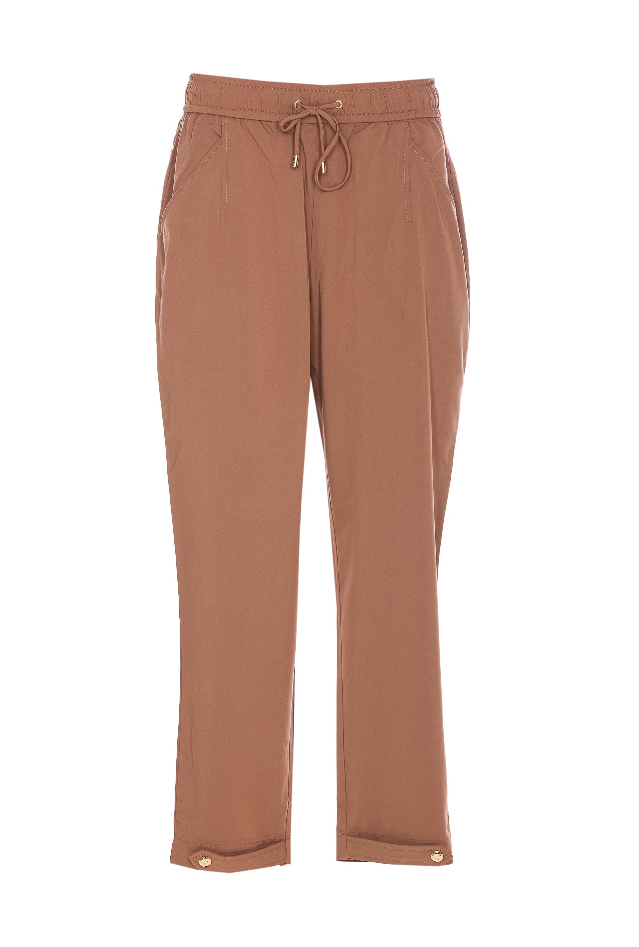 Liu Jo Trousers Brown Polyester