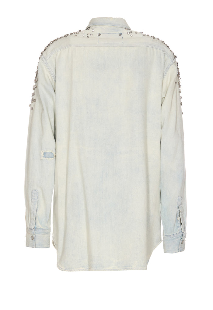 Golden Goose Shirts Blue Cotton