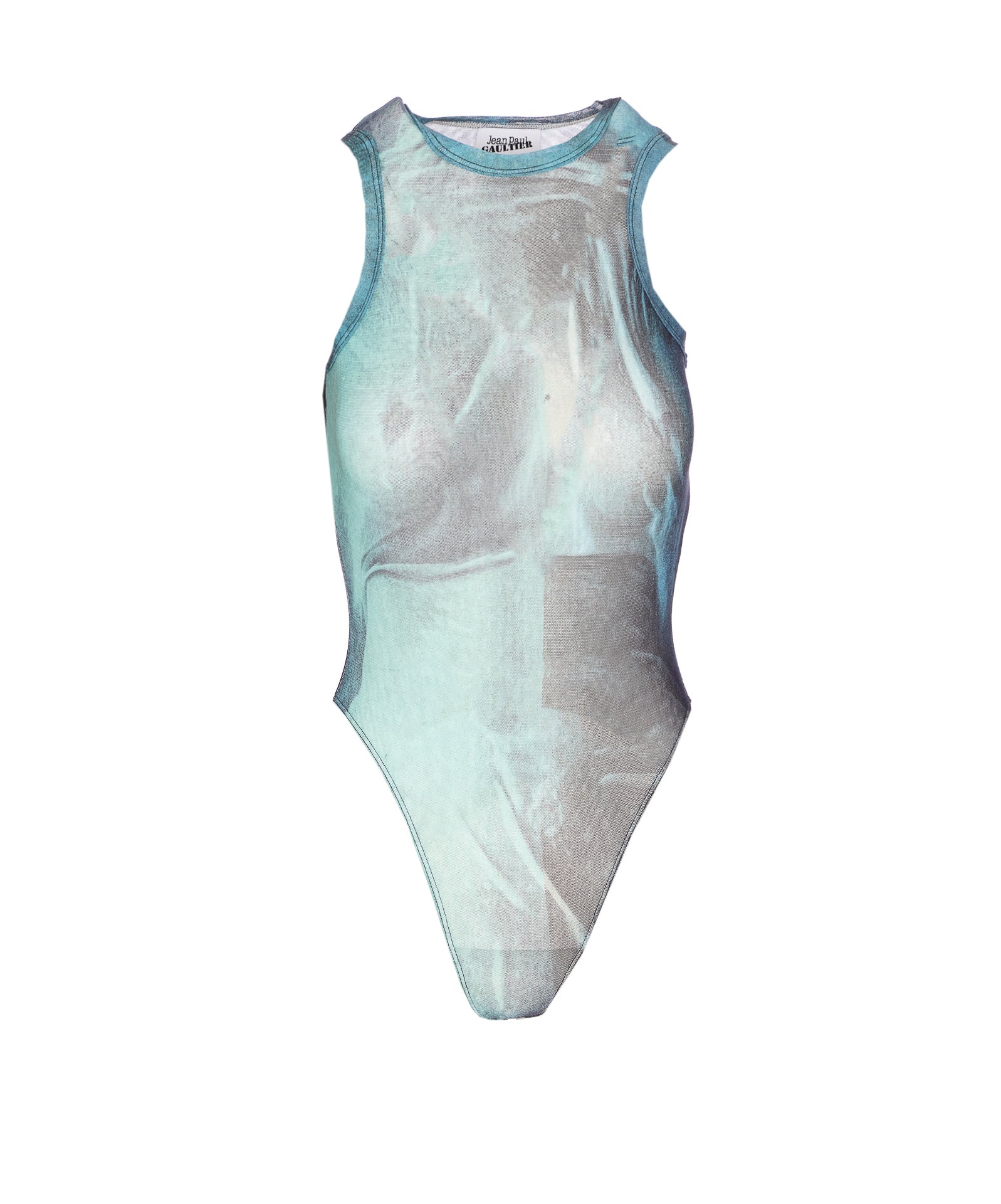 JEAN PAUL GAULTIER Top Blue Polyamide
