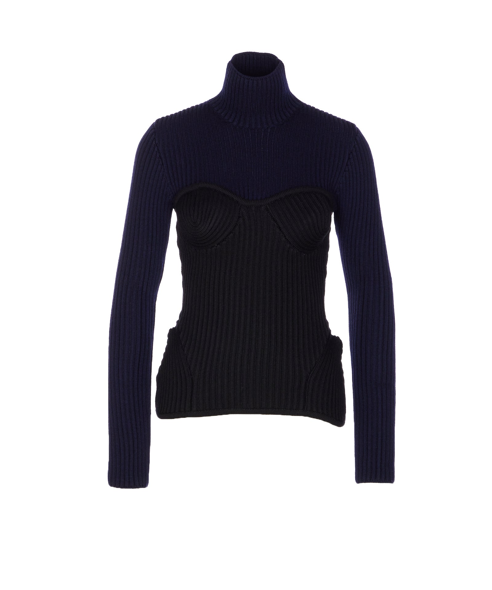 Jean Paul Gaultier Sweaters Blue Virgin Wool