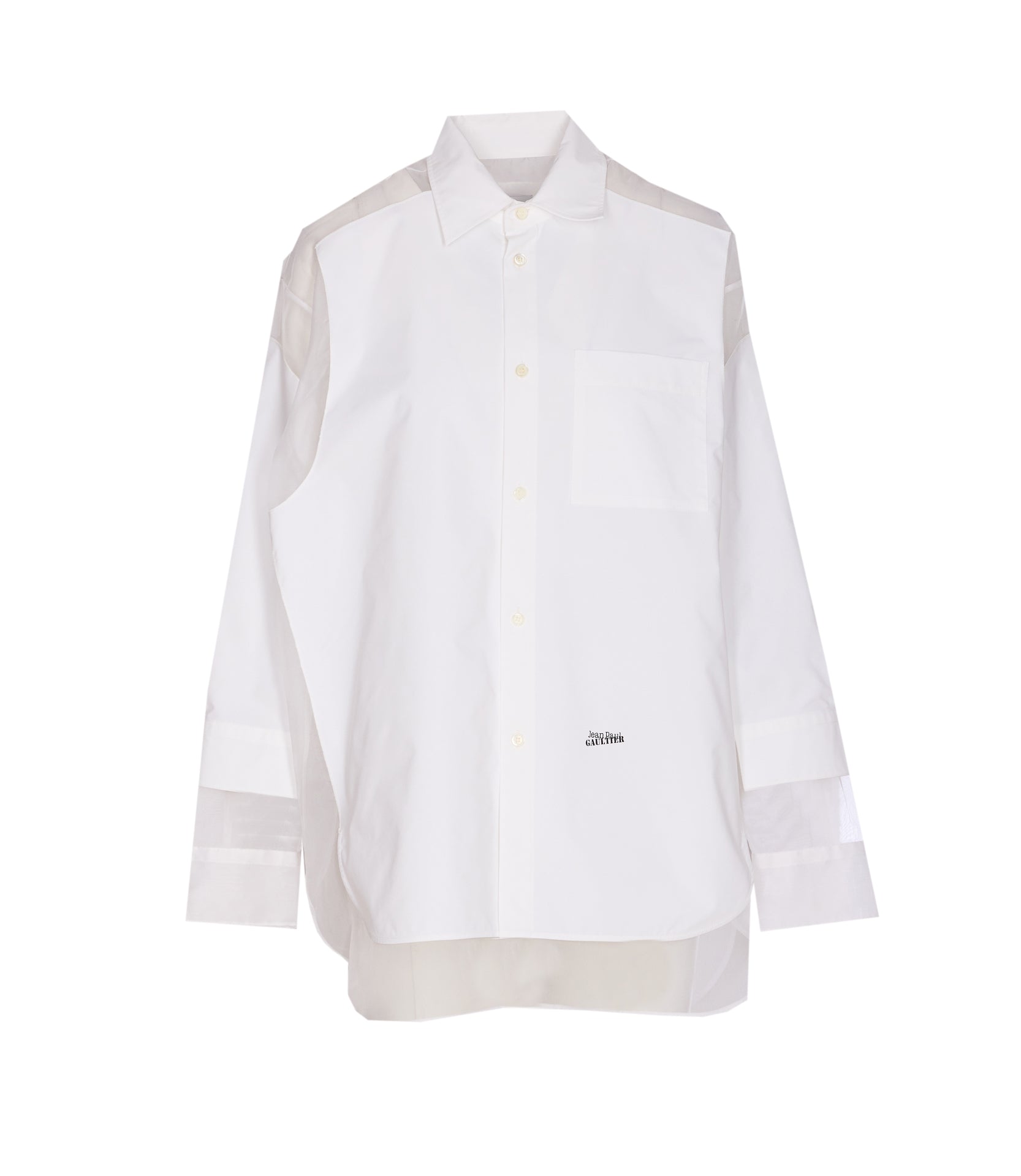 JEAN PAUL GAULTIER Shirts White Silk