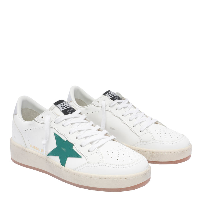 Golden Goose Sneakers White Calf Leather/rubber Sole