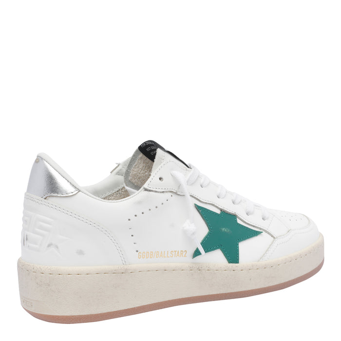 Golden Goose Sneakers White Calf Leather/rubber Sole