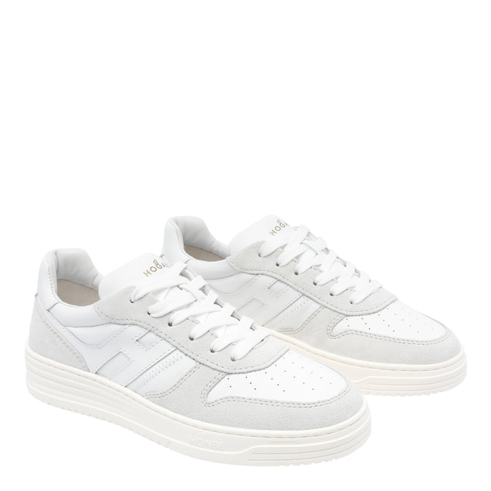 Hogan Sneakers White Calf Leather/rubber Sole