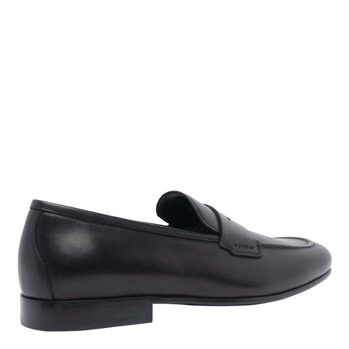 Stuart Weitzman Flat Shoes Black Calf Leather/leather Sole