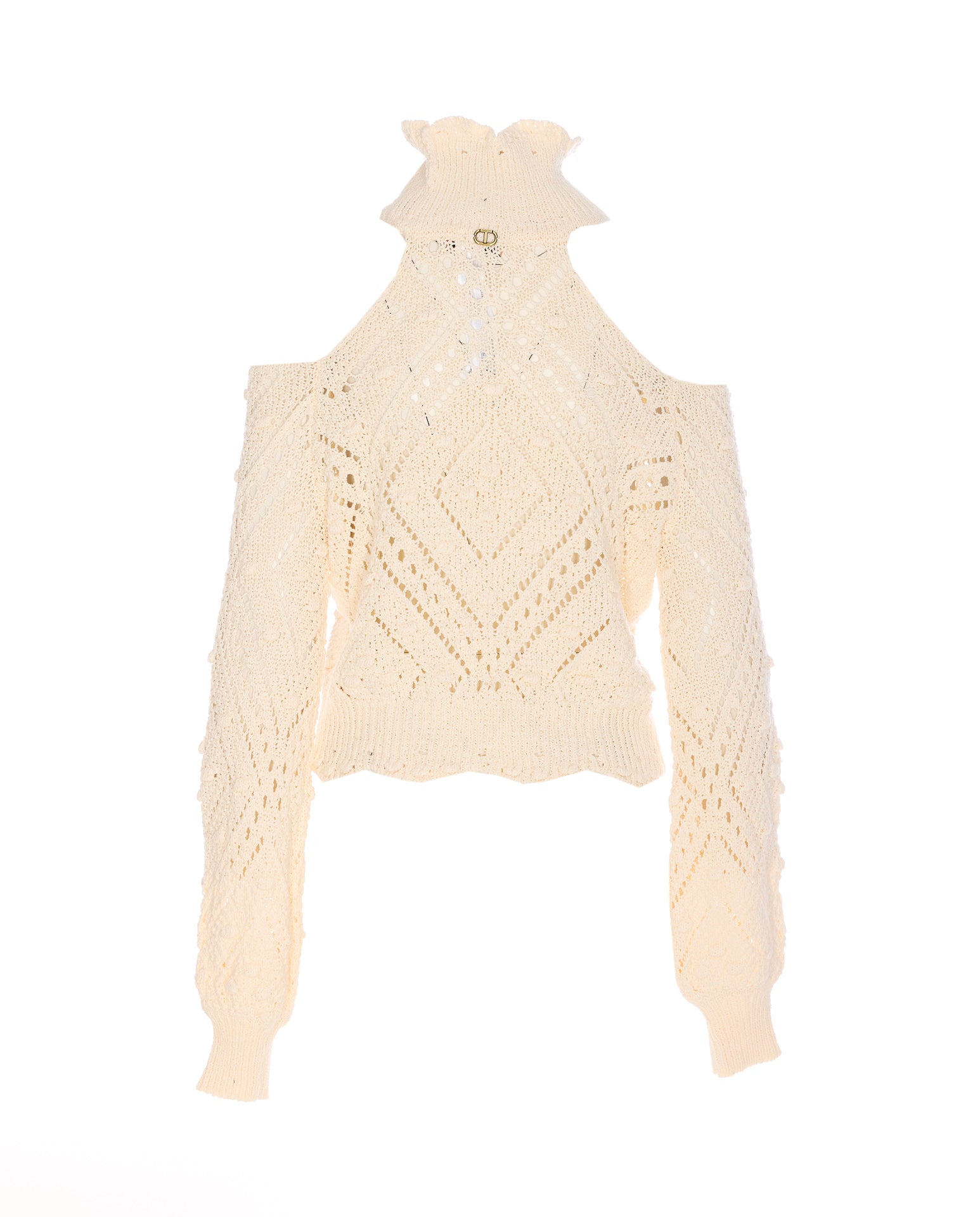 Twin-Set Sweaters White Cotton