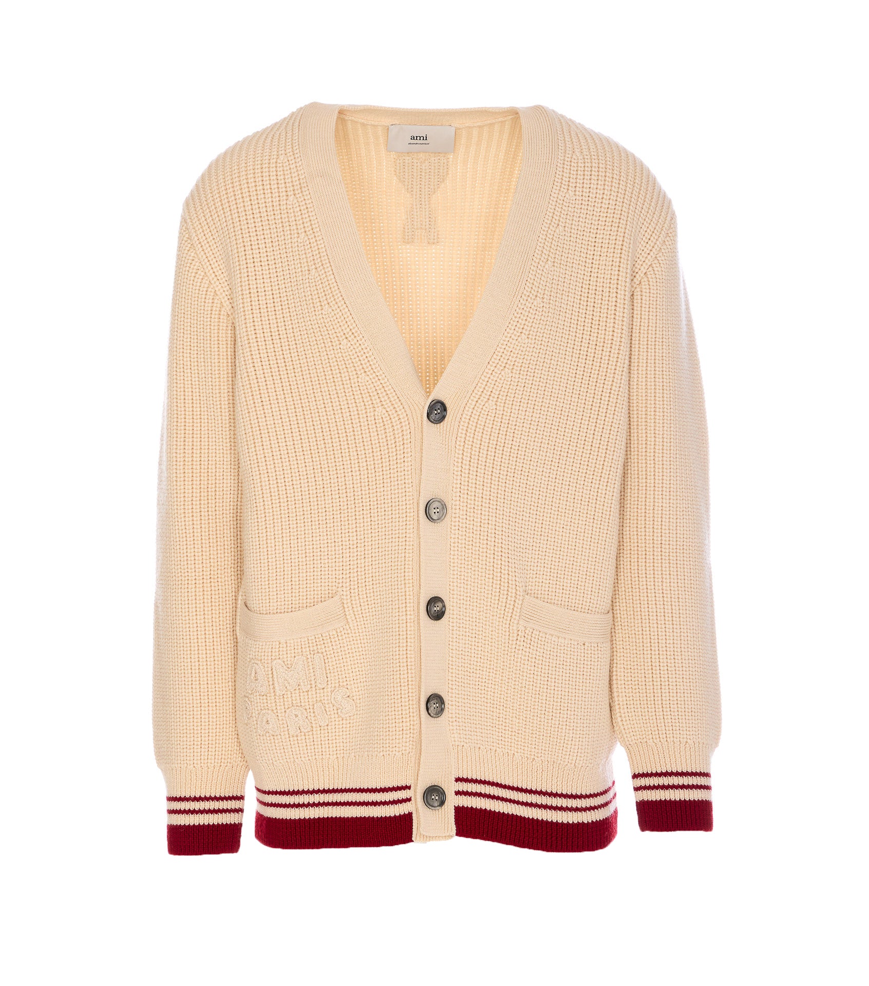 Ami Alexandre Matiussi Sweaters White Virgin Wool