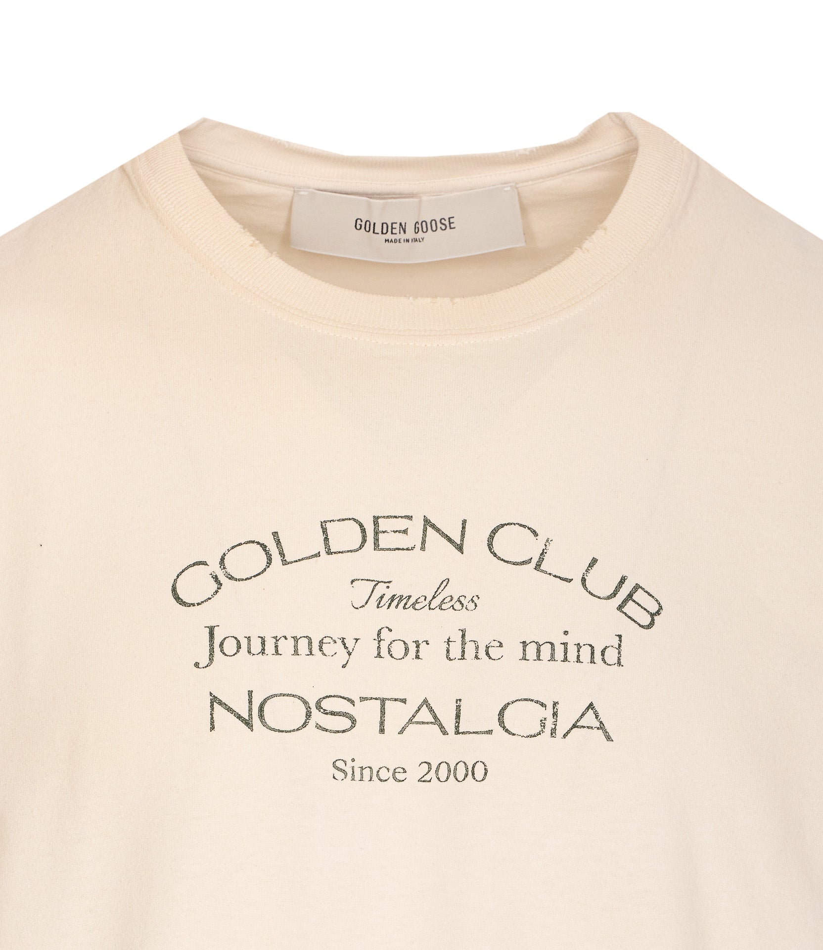Golden Goose T-Shirts And Polos Beige Cotton
