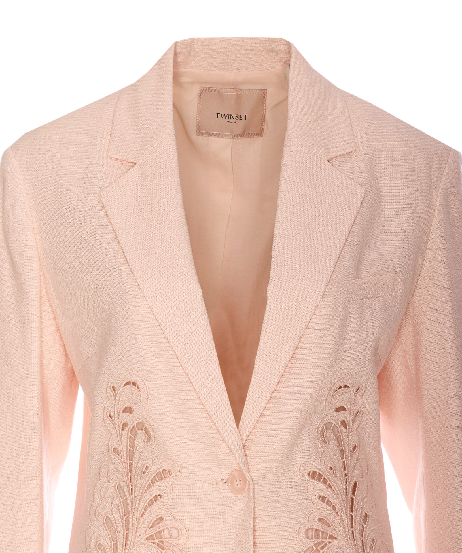 Twin-Set Jackets Pink Linen