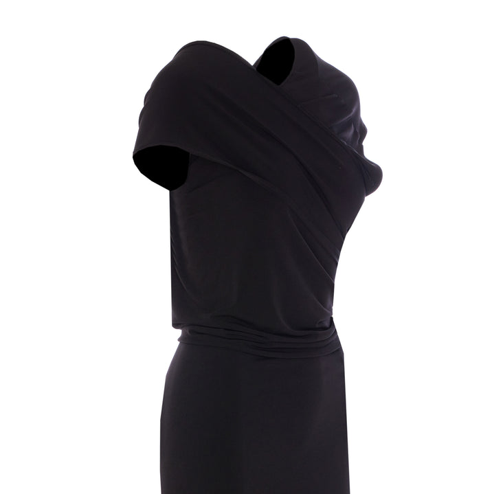 Eleh Dresses Black Tencel
