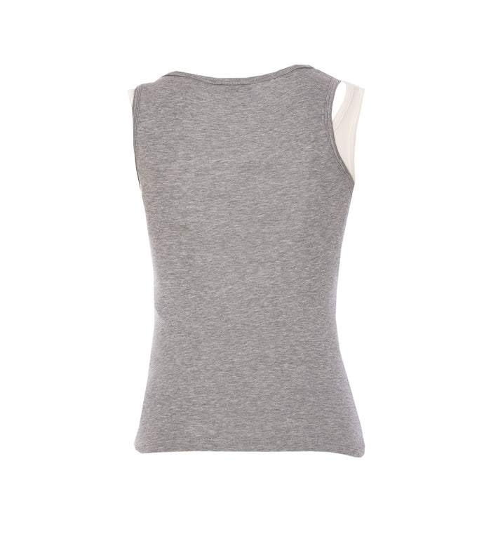 Eleh Top Grey Tencel