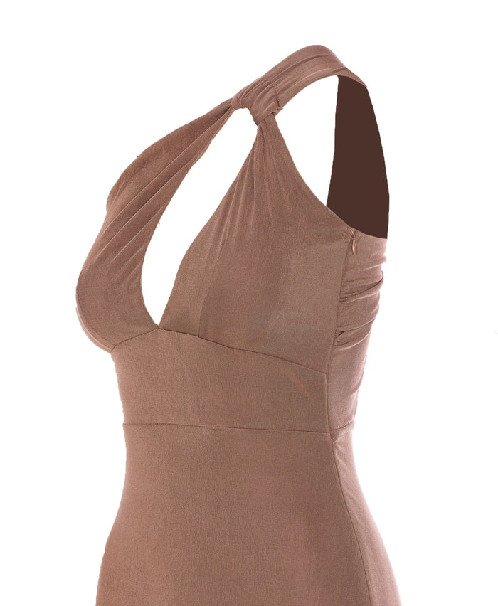 Eleh Dresses Brown Polyetster