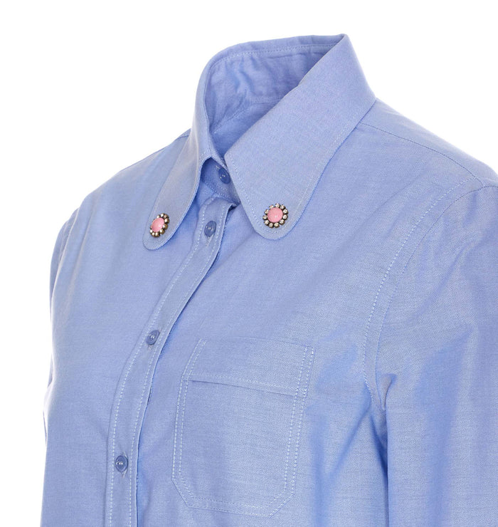 Valentino Garavani Shirts Blue Cotton