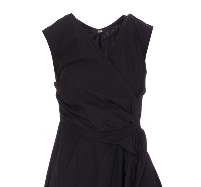 Eleh Dresses Black Cotton