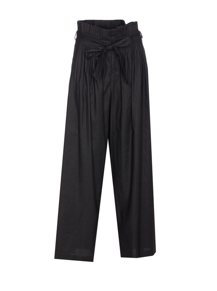 Eleh Trousers Black Flax