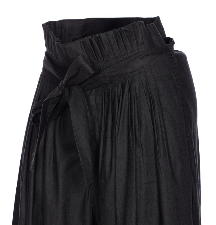 Eleh Trousers Black Flax