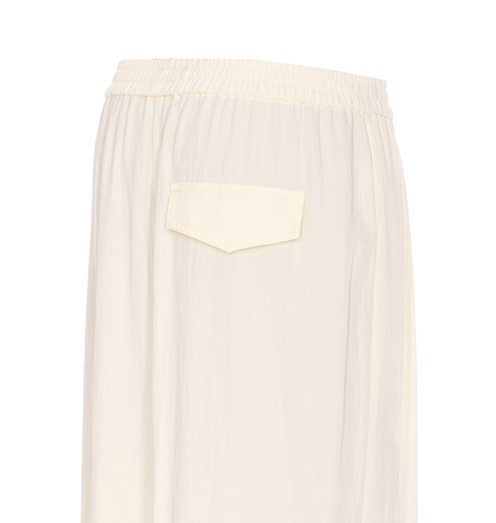 Eleh Trousers White Cotton