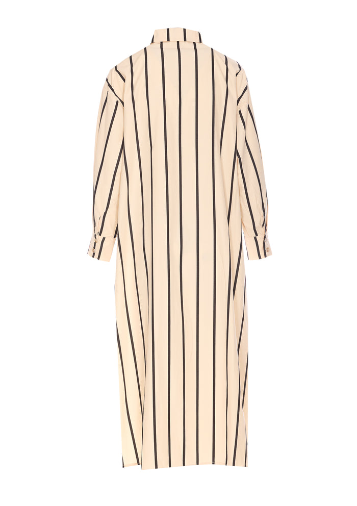 Eleh Dresses Beige Cotton