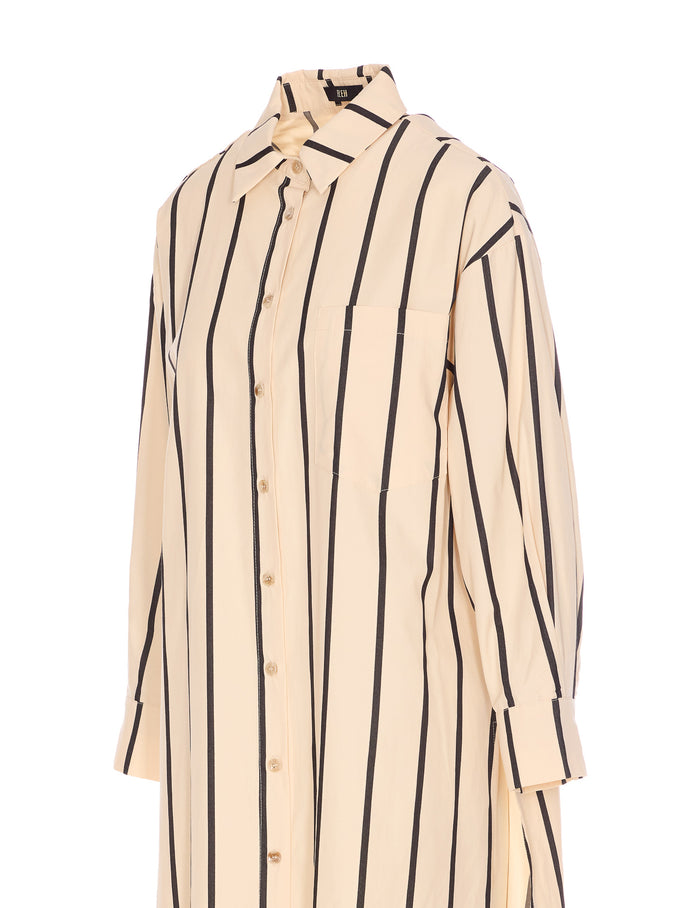Eleh Dresses Beige Cotton